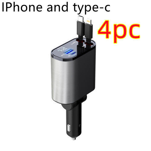 Metal Car Charger 100W Super Fast Charging Car