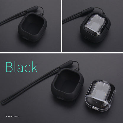 New Mini Transparent Wireless Bluetooth Headset Digital Display ENC Noise Reduction