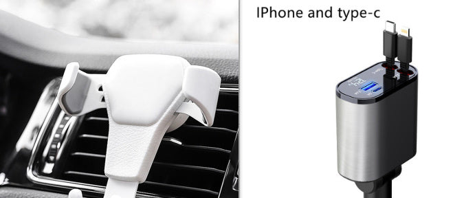 Metal Car Charger 100W Super Fast Charging Car