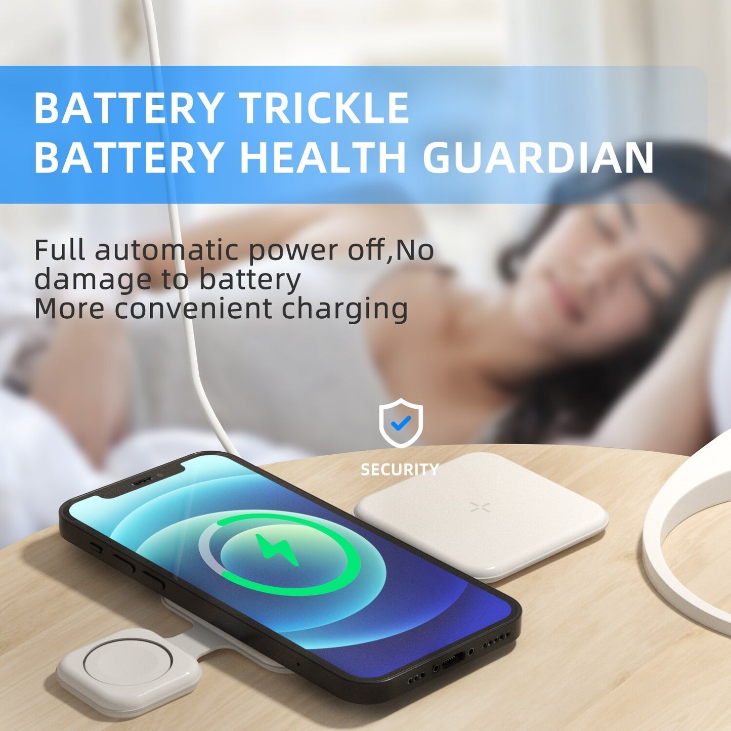 3 In 1 Magnetic Foldable Wireless Charger Charging Station Multi-device