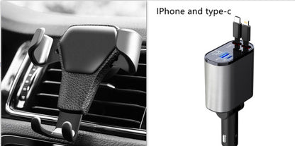 Metal Car Charger 100W Super Fast Charging Car