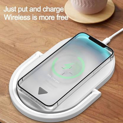 3 In 1 Foldable Wireless Charger Night Light Wireless Charging Station